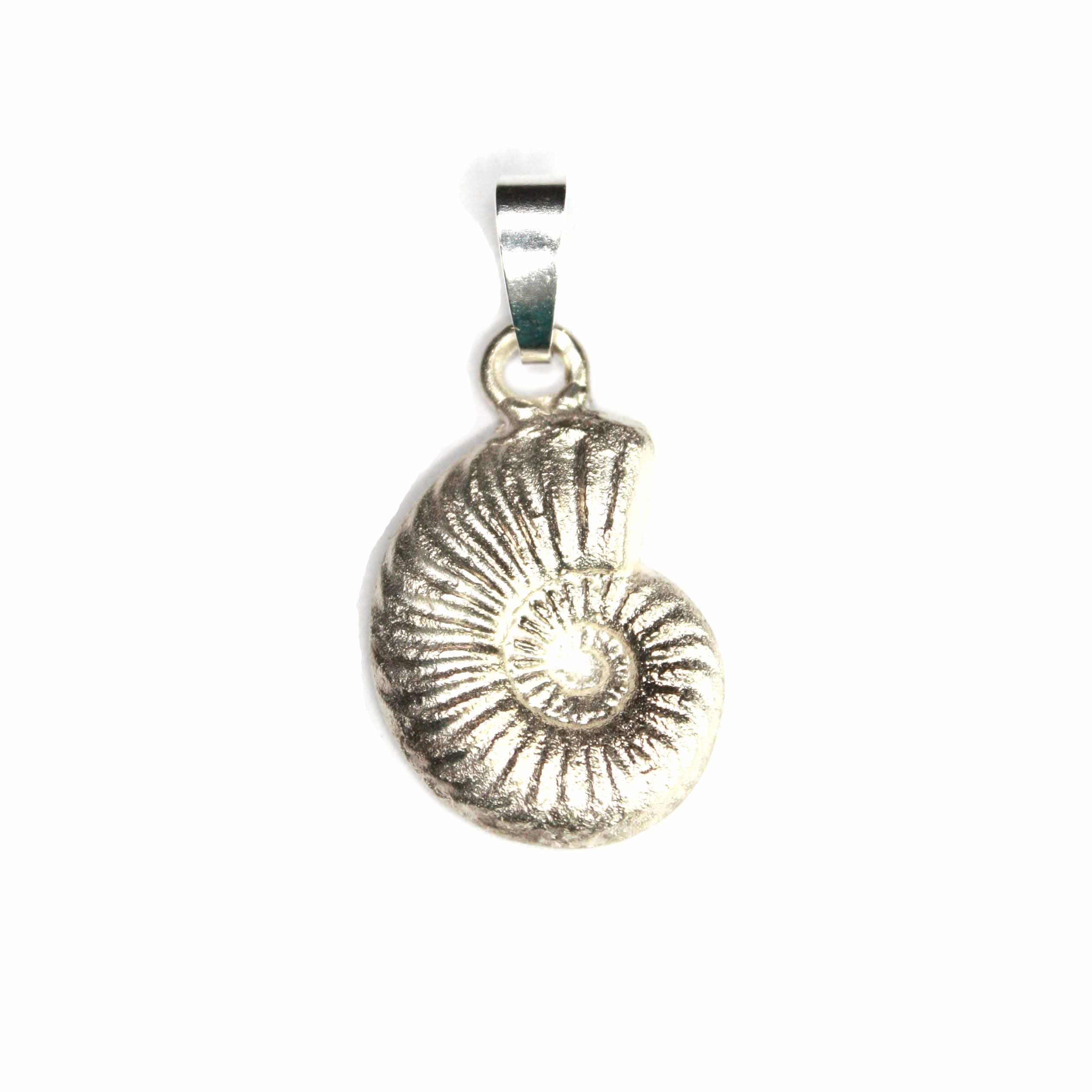 Maritmer-Meeres-Schmuck-Kettenanhannger-Ammonit-Silber-925-handarbeit